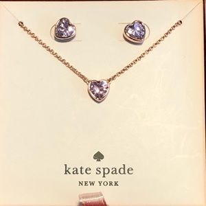 Brand New Kate Spade earring and necklace set